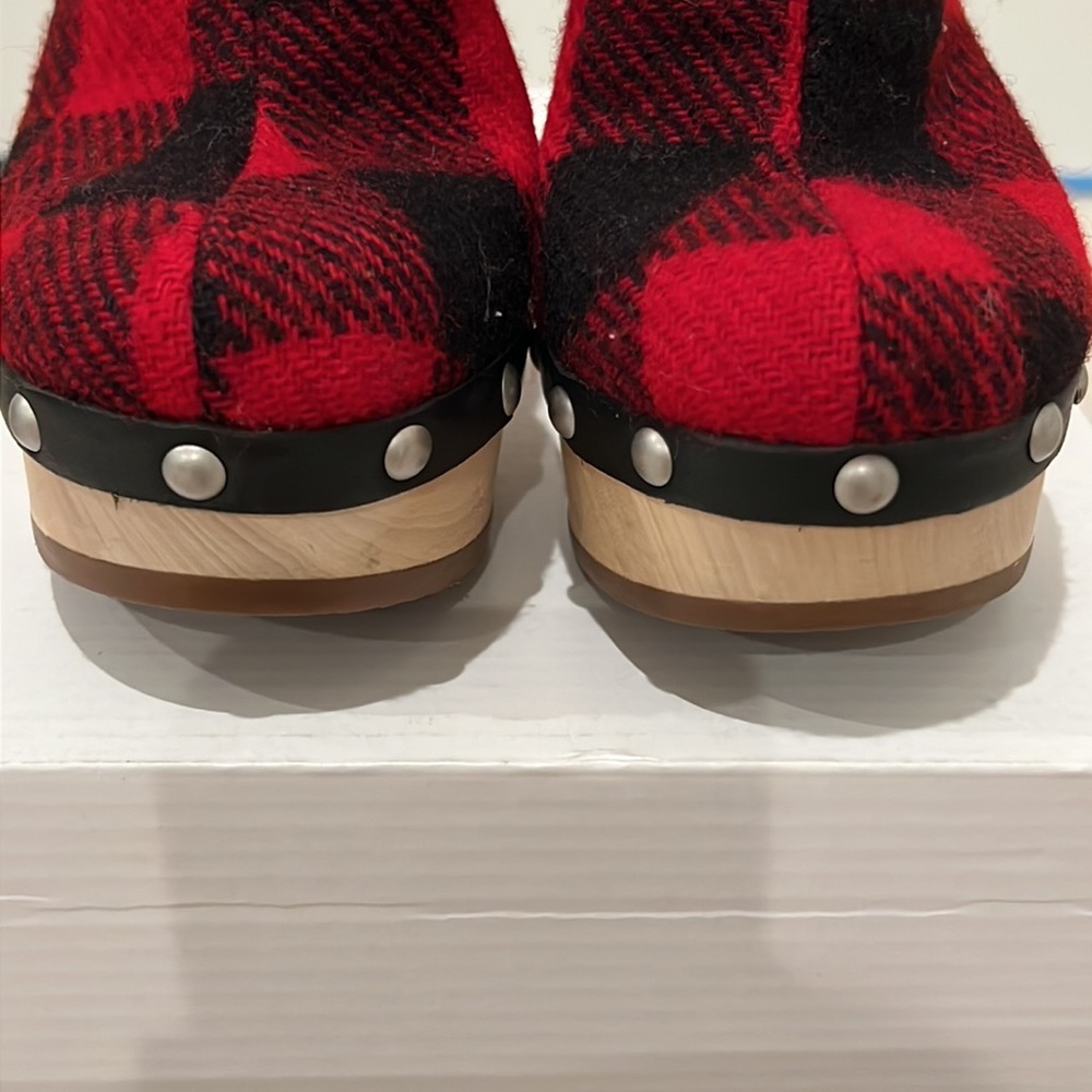Woolrich Journalist Buffalo Plaid Mule Clogs - Picture 6 of 15